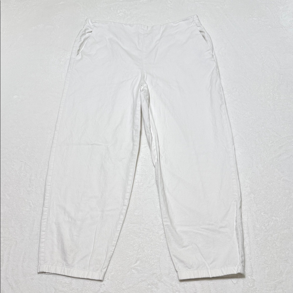 Eileen Fisher White Chinos